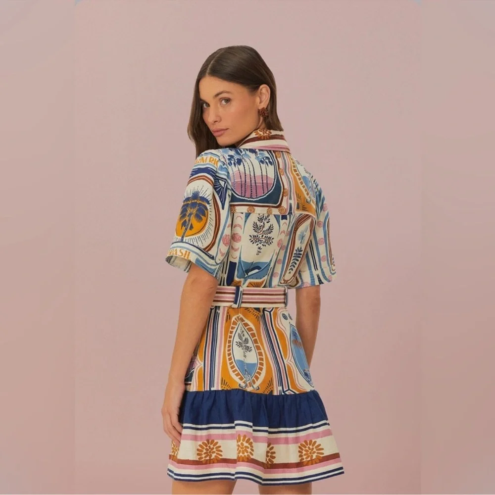 FARM Rio Multicolor Patterned Mini Dress - Picture 5 of 10